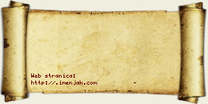 Miljana Kalinić vizit kartica